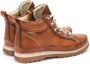 Pikolinos Dames Casual Kameelkleurige Leren Enkellaars Brown Dames - Thumbnail 6