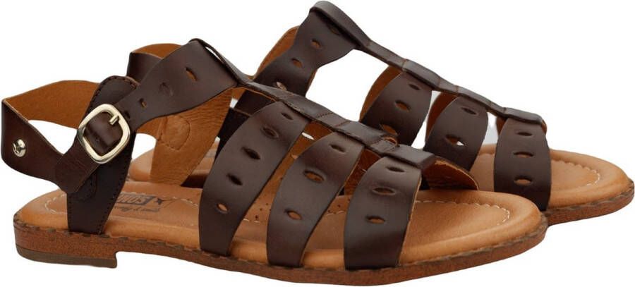 Pikolinos W0X-0747 Volwassenen Platte sandalen Bruin
