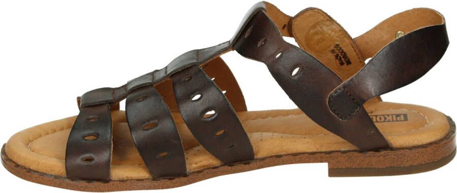 Pikolinos W0X-0747 Volwassenen Platte sandalen Bruin