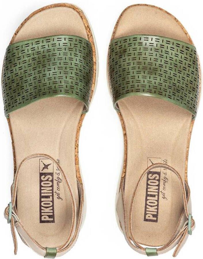 Pikolinos W4N 0978 dames sandaal groen