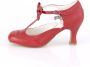 Pin Up Couture FLAPPER-11 Pumps 41 shoes Rood - Thumbnail 2