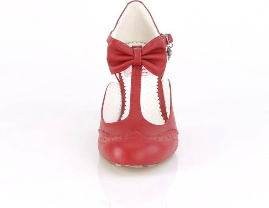 Pin Up Couture Pumps FLAPPER-11 Rood