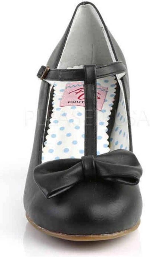 Pin Up Couture = | WIGGLE 50 | 2 1 2 Cuben Heel T Strap Pump W Bow - Foto 3