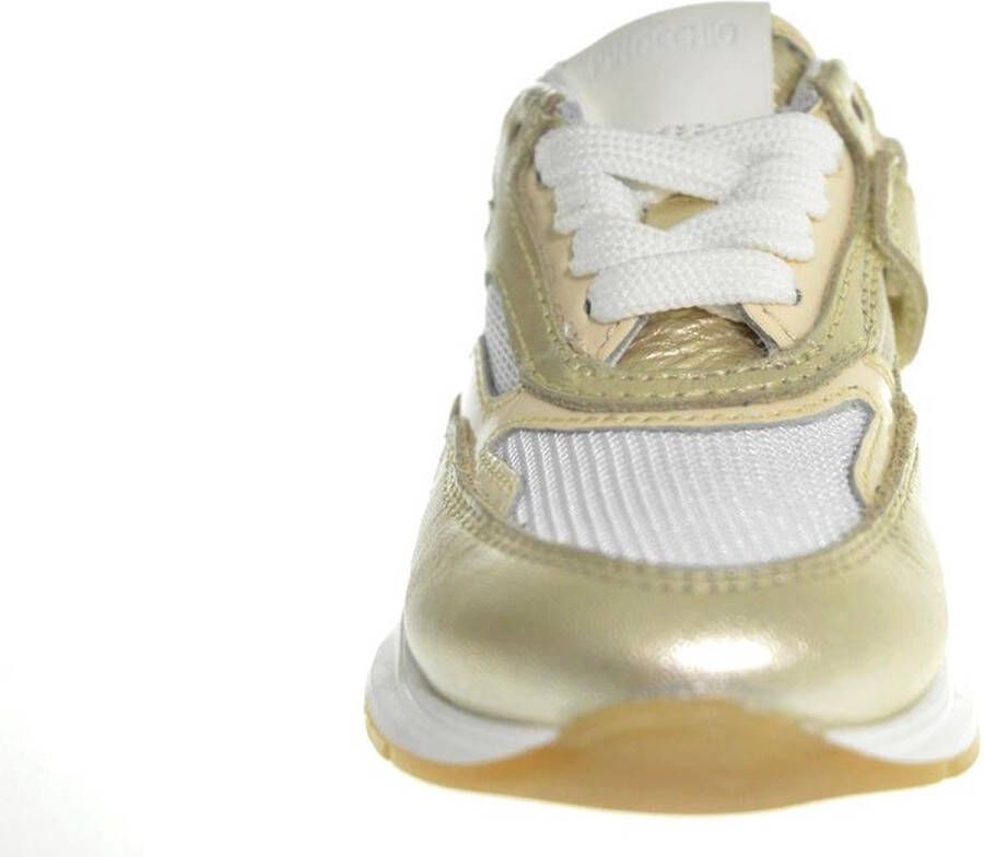 Pinocchio P1447 Lage sneakers Leren Sneaker Meisjes Goud