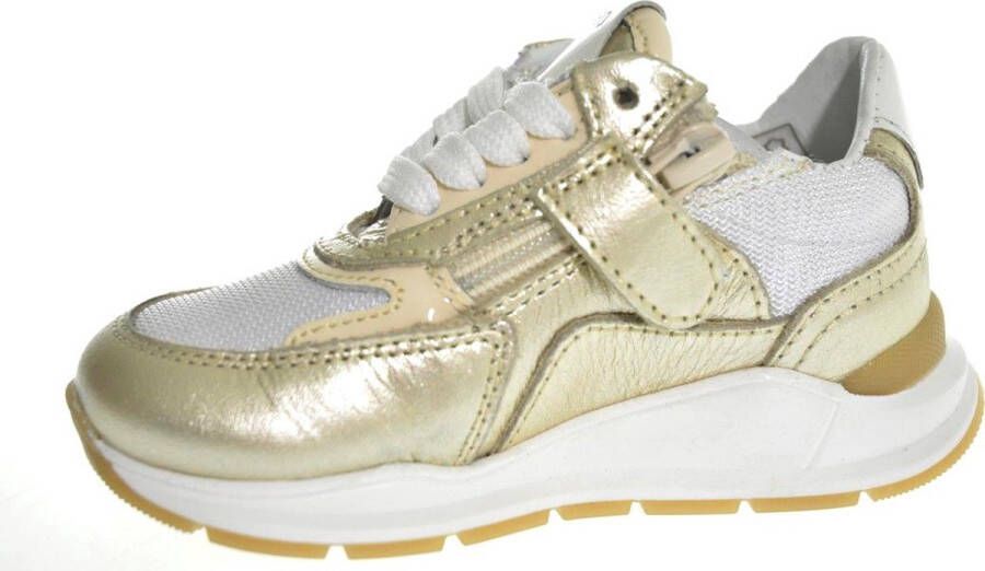 Pinocchio P1447 Lage sneakers Leren Sneaker Meisjes Goud