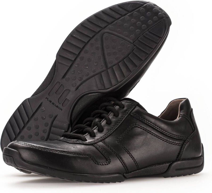 Gabor Heren sneakers van gecertificeerd leer Black Heren - Foto 4