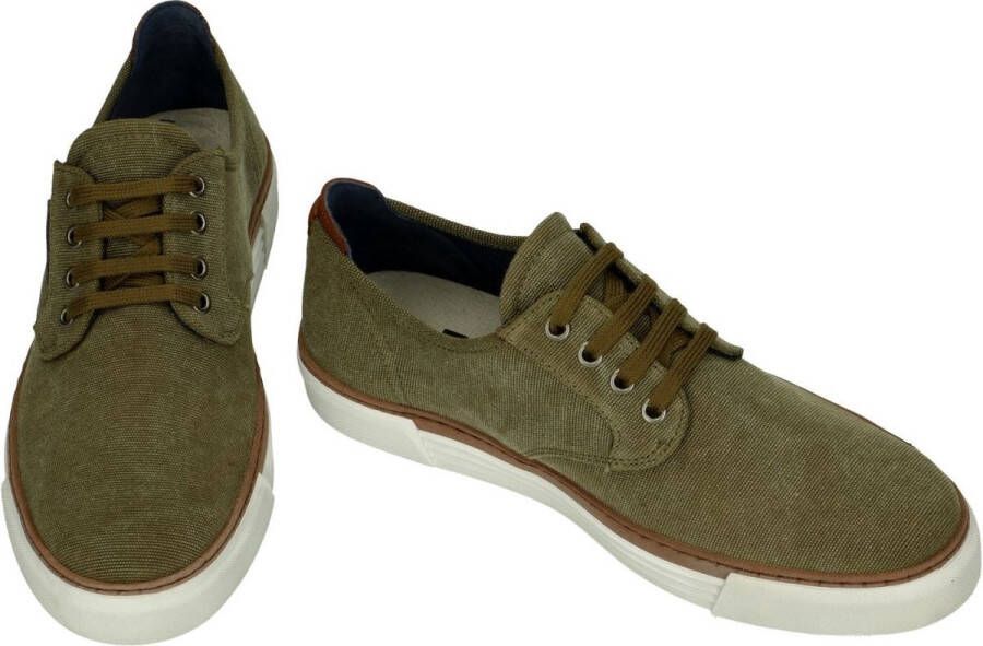 Pius Gabor -Heren kaki camouflage sneakers