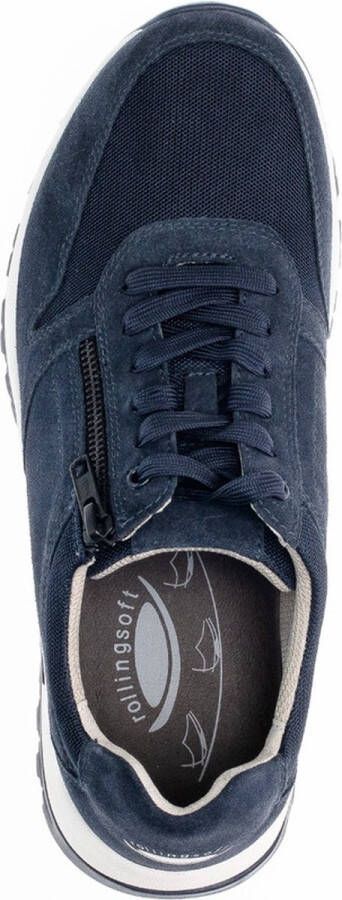 Pius Gabor rollingsoft sensitive 8000.14.01 heren rollende wandelsneaker blauw