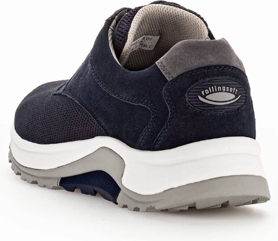 Pius Gabor rollingsoft sensitive 8000.19.01 heren rollende wandelsneaker blauw