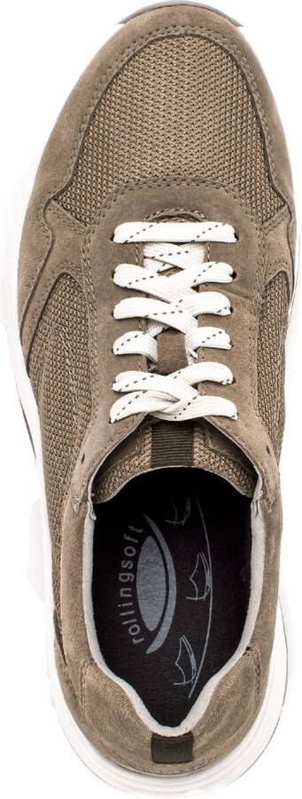 Pius Gabor rollingsoft sensitive 8002.13.01 heren rollende wandelsneaker bruin