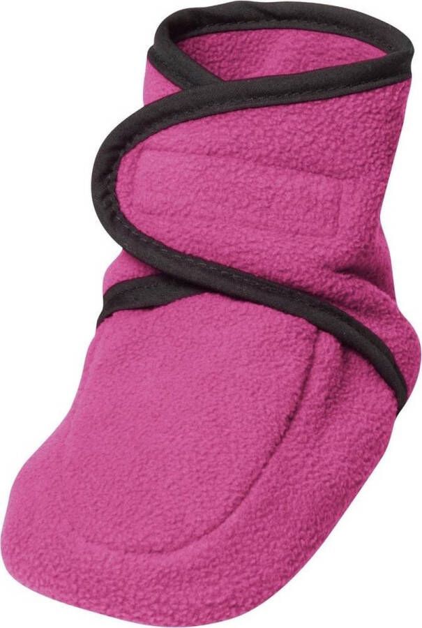 Playshoes fleece slofjes fuchsia