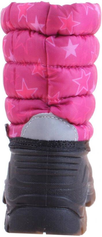 Playshoes Winterlaarzen voor kinderen met trekkoord Roze sterren -29EU - Foto 5