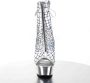 Pleaser Plateau Laarzen 41 Shoes DELIGHT 1018HG Zilverkleurig - Thumbnail 2