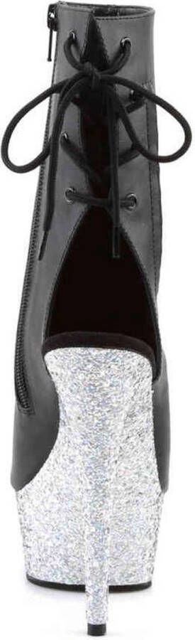 pleaser DELIGHT-1018LG Plateau Laarzen 35 Shoes Zwart