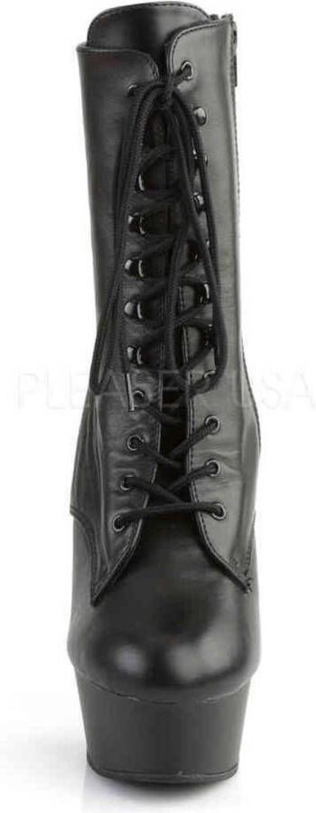 pleaser DELIGHT-1020 Plateau Laarzen 44 Shoes Zwart