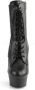 Pleaser Plateau Laarzen 45 Shoes DELIGHT 1020 Zwart - Thumbnail 4