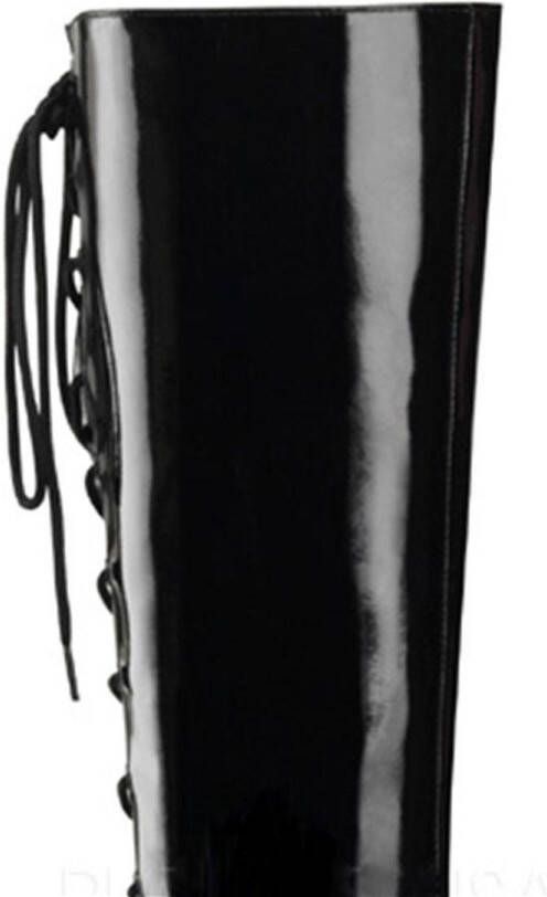 pleaser DELIGHT-2018 Plateau Laarzen 42 Shoes Zwart