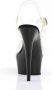 Pleaser DELIGHT-608 Sandaal met enkelband 41 Shoes Zwart Transparant - Thumbnail 2
