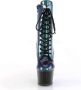 Pleaser Enkellaars 36 Shoes ADORE 1020HG Paars Groen - Thumbnail 3