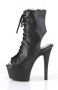 Pleaser Enkellaars 38 Shoes ASPIRE 1016 Zwart - Thumbnail 3