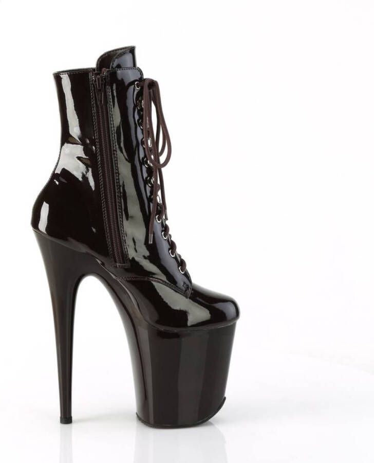 pleaser FLAMINGO-1020 Plateau Laarzen Paaldans schoenen 36 Shoes Bruin
