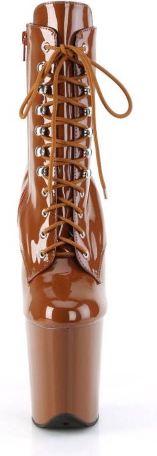 pleaser FLAMINGO-1020 Plateau Laarzen Paaldans schoenen 36 Shoes Bruin