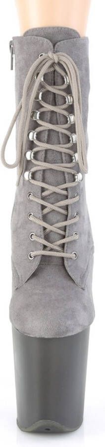 pleaser FLAMINGO-1020FST Plateau Laarzen Paaldans schoenen Paaldans schoenen 42 shoes Grijs
