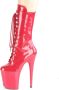 Pleaser Plateau Laarzen 40 shoes FLAMINGO 1050 Paaldans schoenen Rood - Thumbnail 3
