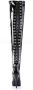 Pleaser Plateau overknee Laarzen 47 Shoes INDULGE 3063 Zwart - Thumbnail 3