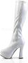 Pleaser ELECTRA-2000Z Kniehoge laarzen 46 Shoes Wit - Thumbnail 2