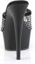 Pleaser DELIGHT-601-6RM Muiltjes met hak 35 Shoes Zwart - Thumbnail 4