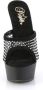 Pleaser DELIGHT-601-6RM Muiltjes met hak 35 Shoes Zwart - Thumbnail 5