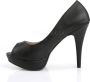 Pleaser Pink Label Pumps 42 Shoes CHLOE 01 Paaldans schoenen Zwart - Thumbnail 4