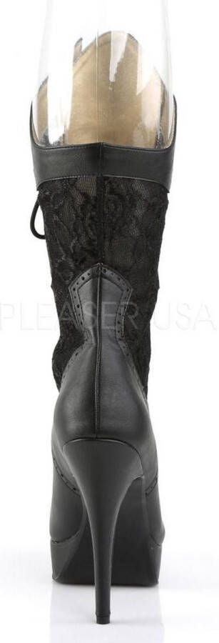 Pleaser Pink Label CHLOE-115 Laarzen Paaldans schoenen 45 Shoes Zwart