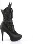 Pleaser Pink Label Laarzen 47 Shoes CHLOE 115 Paaldans schoenen Zwart - Thumbnail 2