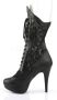 Pleaser Pink Label Laarzen 47 Shoes CHLOE 115 Paaldans schoenen Zwart - Thumbnail 3
