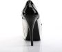 Pleaser Pink Label Hoge hakken 46 Shoes CHLOE 11 Wit Zwart - Thumbnail 2