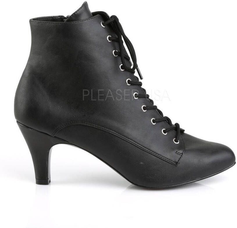 Pleaser Pink Label DIVINE-1020 Plateau Laarzen 46 Shoes Zwart