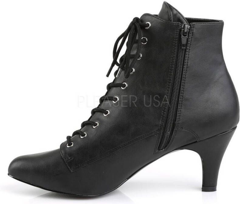 Pleaser Pink Label DIVINE-1020 Plateau Laarzen 46 Shoes Zwart