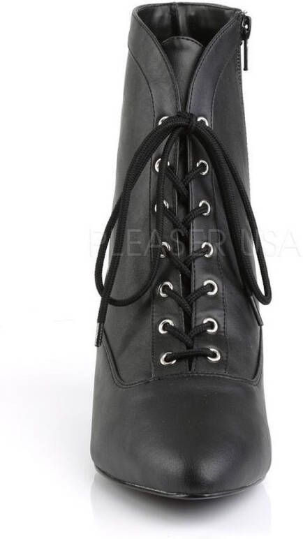 Pleaser Pink Label FAB-1005 Enkellaars 42 Shoes Zwart