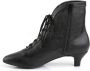 Pleaser Pink Label Enkellaars 42 Shoes FAB 1005 Zwart - Thumbnail 4