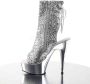 Pleaser Plateau Laarzen 36 Shoes DELIGHT 1018G Zilverkleurig - Thumbnail 4
