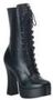 Pleaser Plateau Laarzen 38 Shoes ELECTRA 1020 Zwart - Thumbnail 2