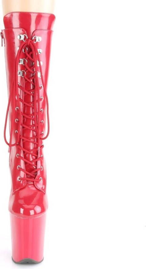 Pleaser Plateau Laarzen 38 Shoes FLAMINGO 1050 Paaldans schoenen Rood - Foto 2