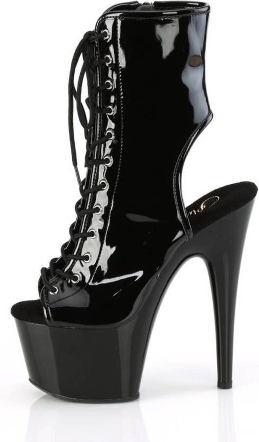 pleaser Plateau Laarzen Paaldans schoenen ADORE-1016 Zwart