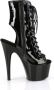 Pleaser ADORE-1016 Plateau Laarzen Paaldans schoenen 41 Shoes Zwart - Thumbnail 5