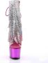 Pleaser Plateau Laarzen Paaldans schoenen 41 Shoes ADORE 1017RSF Paaldans schoenen Multicolours - Thumbnail 2