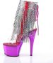 Pleaser Plateau Laarzen Paaldans schoenen 41 Shoes ADORE 1017RSF Paaldans schoenen Multicolours - Thumbnail 3