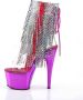 Pleaser Plateau Laarzen Paaldans schoenen 35 Shoes ADORE 1017RSF Paaldans schoenen Multicolours - Thumbnail 3