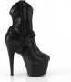 Pleaser Plateau Laarzen Paaldans schoenen 38 Shoes ADORE 1029RS Zwart - Thumbnail 3